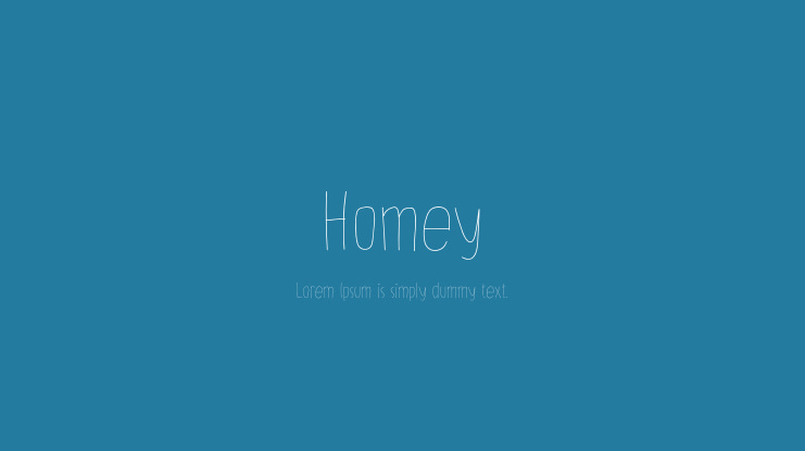 Homey Font
