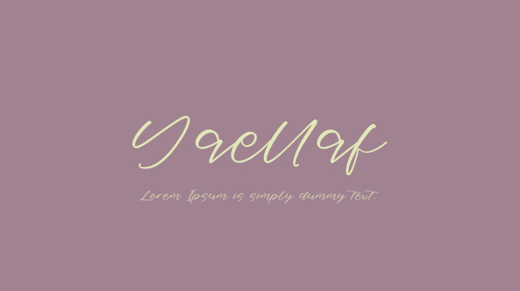 Yaellaf Font