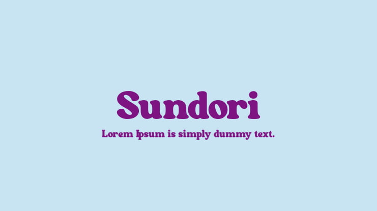 Sundori Font
