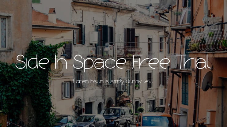 Side In Space Free Trial Font