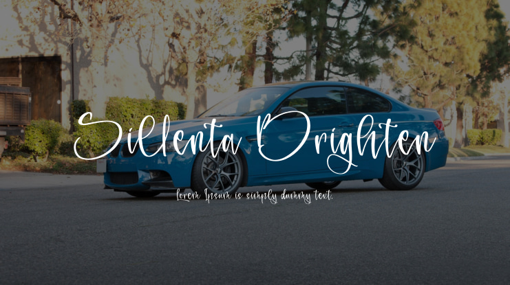 Sillenta Brighten Font