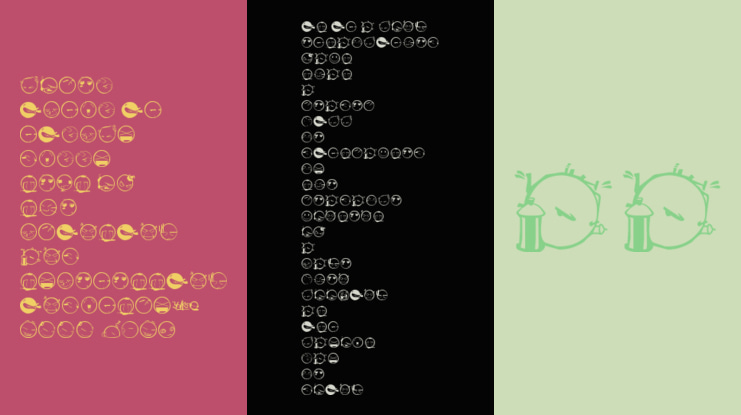 DIST Yolks Emoticons Font