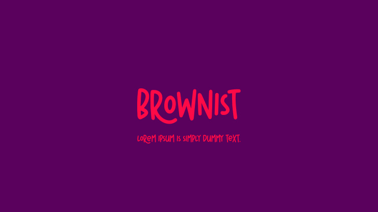 Brownist Font