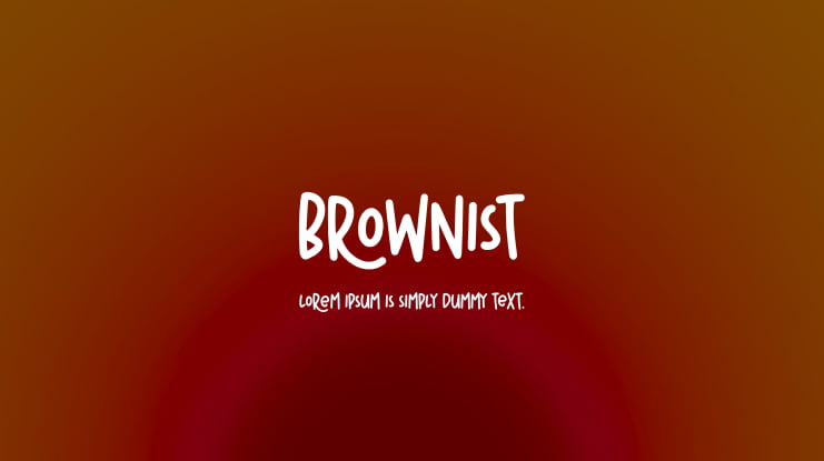 Brownist Font