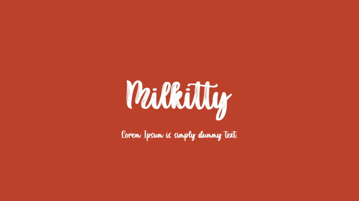 Milkitty Font