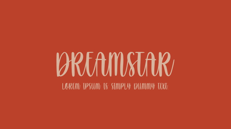 Dreamstar Font