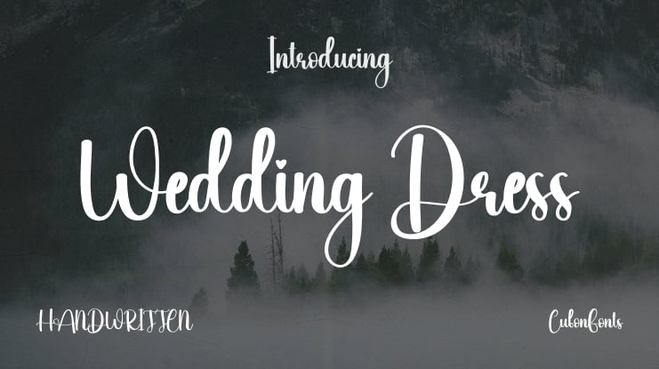 Wedding Dress Font