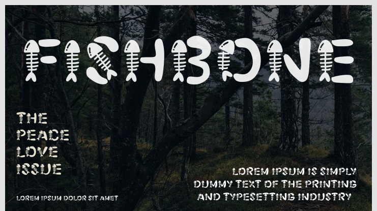 Fishbone Font
