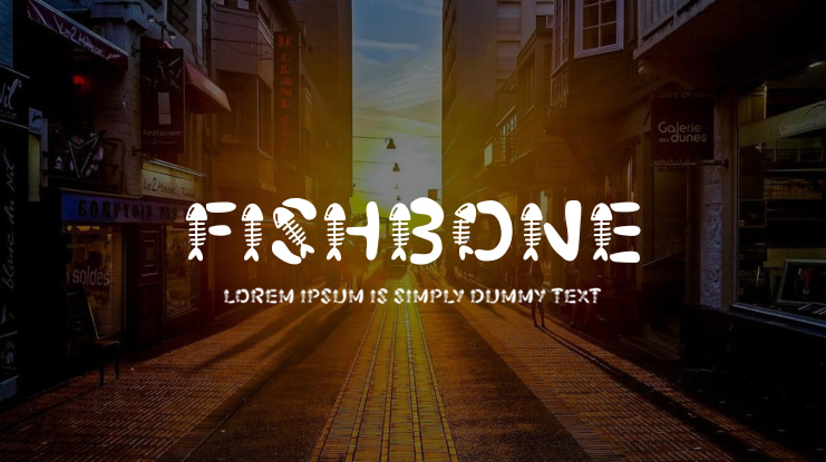 Fishbone Font