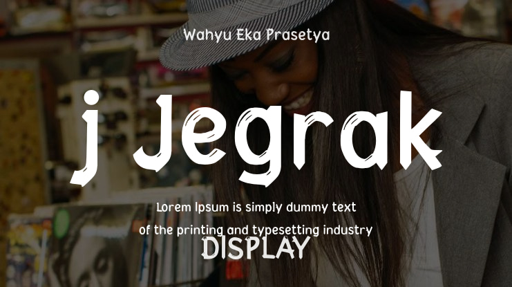 j Jegrak Font