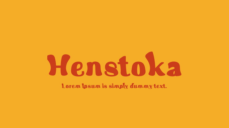 Henstoka Font