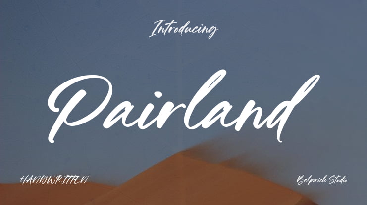 Pairland Font