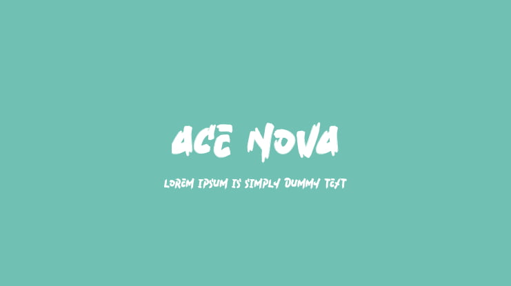 Ace Nova Font Family
