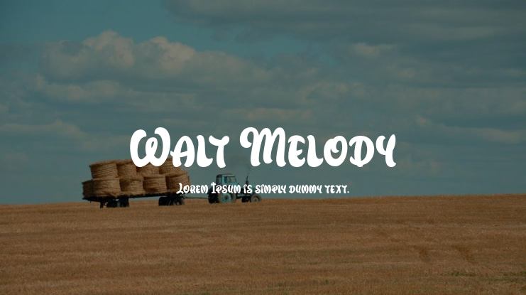 Walt Melody Font