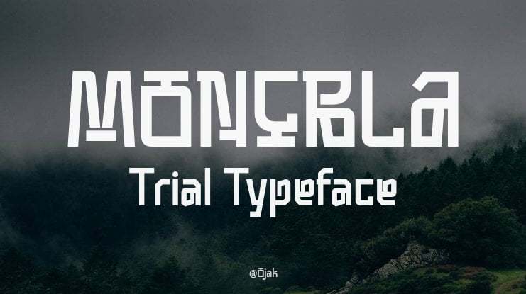 MONCBLA Trial Font
