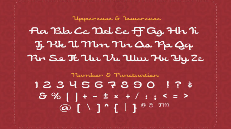 Radia - An Arabic Style Typeface Font