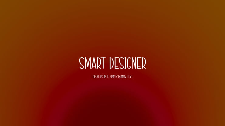 Smart Designer Font