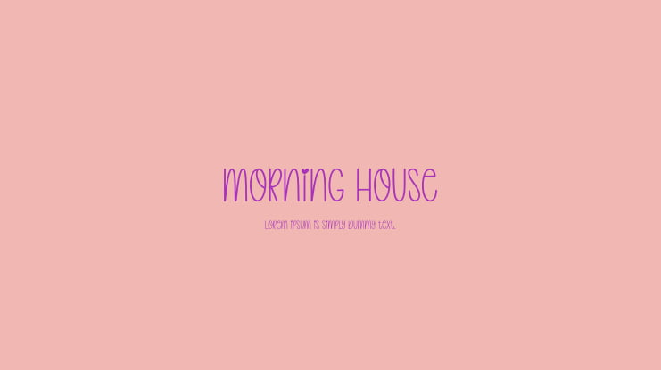 Morning House Font
