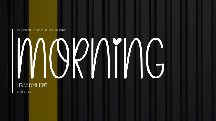Morning House Font