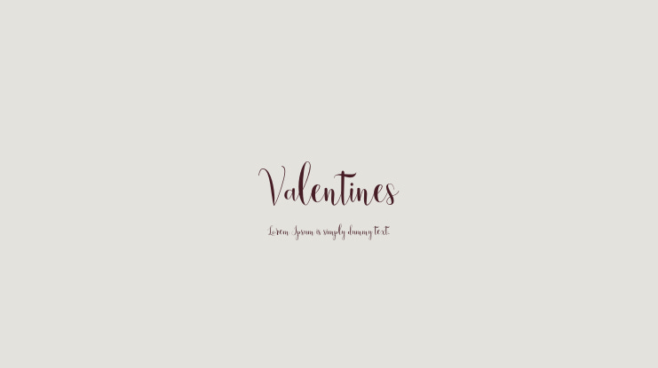 Valentines Font