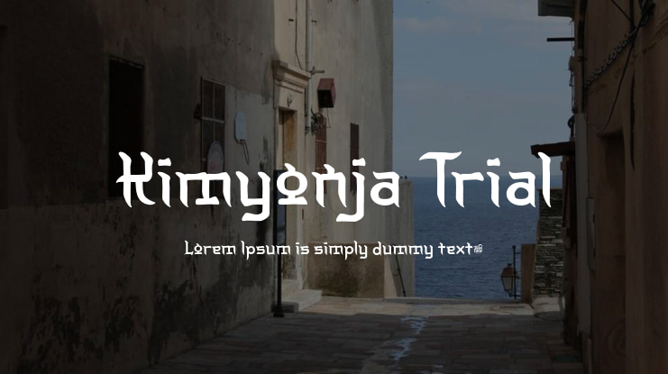 Kimyonja Trial Font