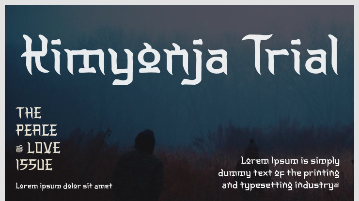 Kimyonja Trial Font