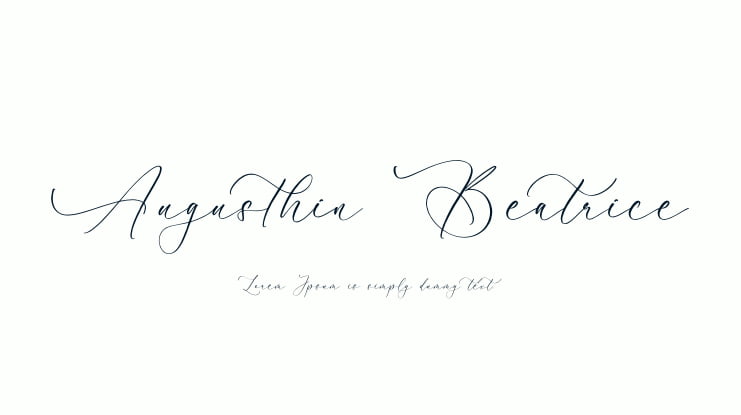 Augusthin Beatrice Font