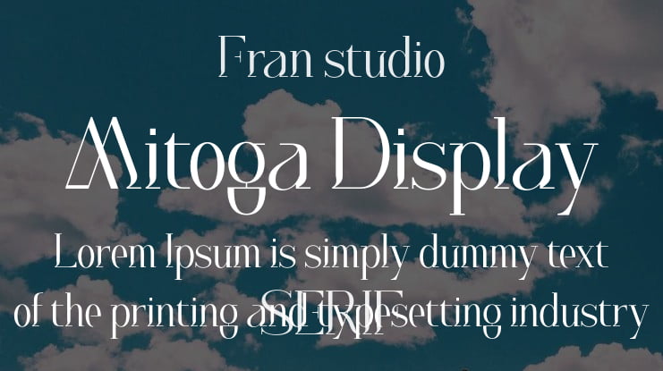 Mitoga Display Font Family
