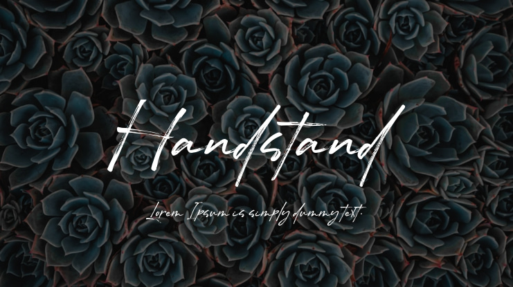 Handstand Font Family