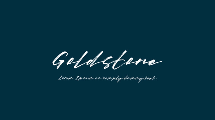 Goldstone Font Family