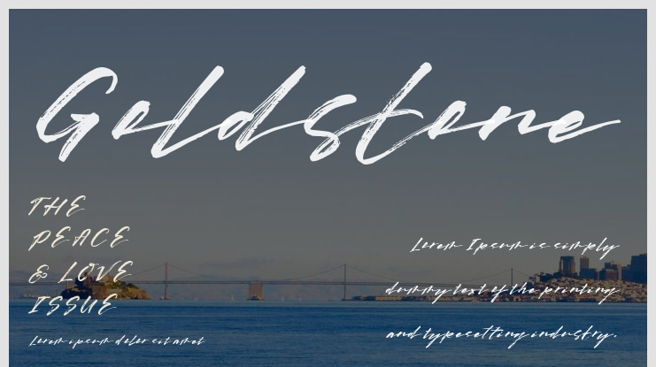 Goldstone Font Family
