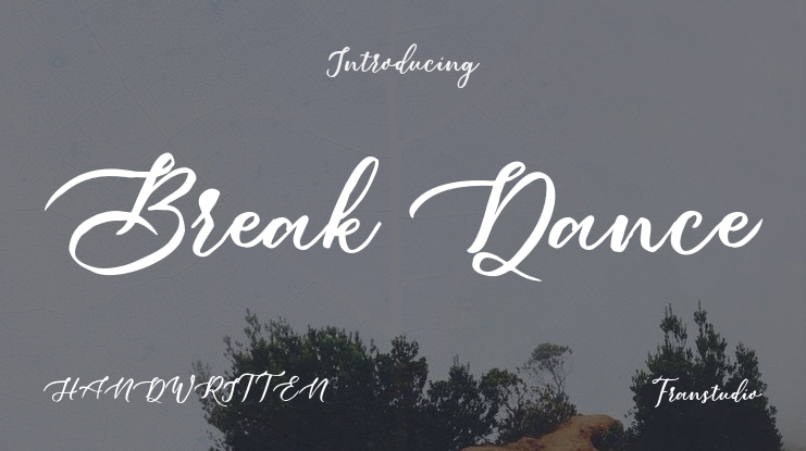 Break Dance Font Family