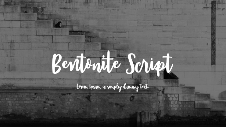 Bentonite Script Font