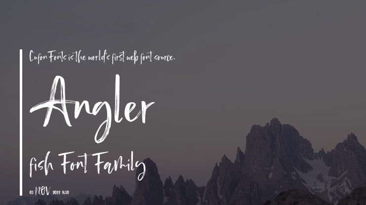 Angler fish Font Family