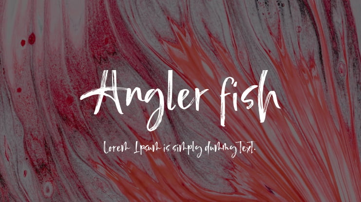 Angler fish Font Family