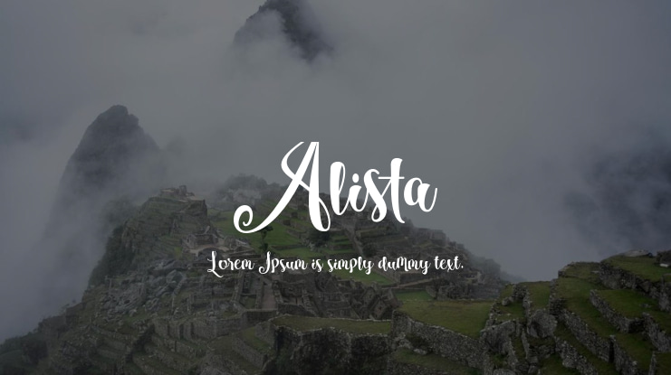 Alista Font Family