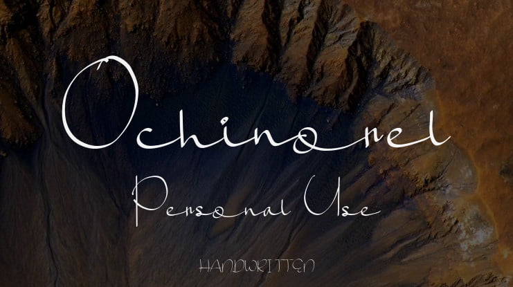 Ochinorel Personal Use Font