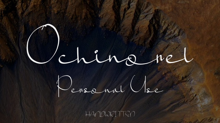 Ochinorel Personal Use Font