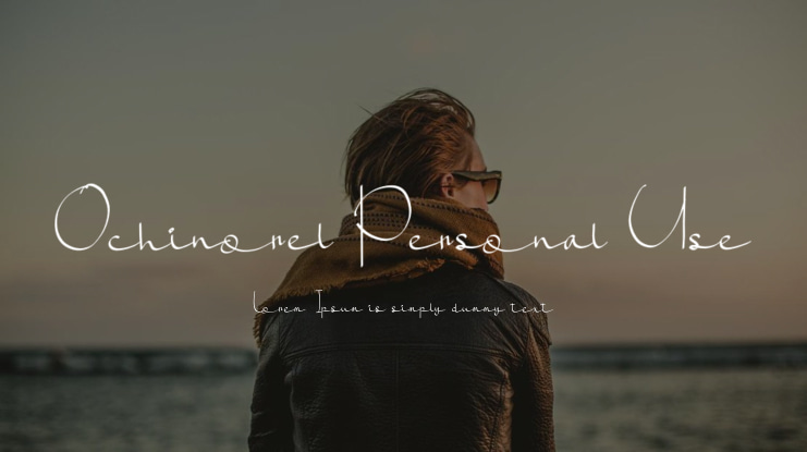 Ochinorel Personal Use Font