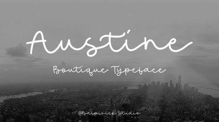 Austine Boutique Font