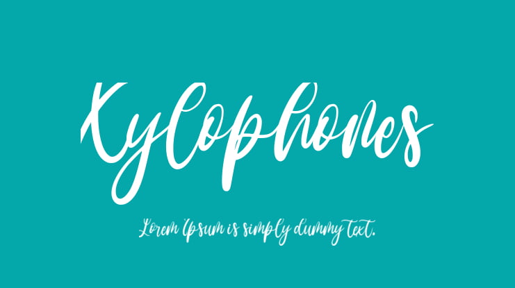 Xylophones Font
