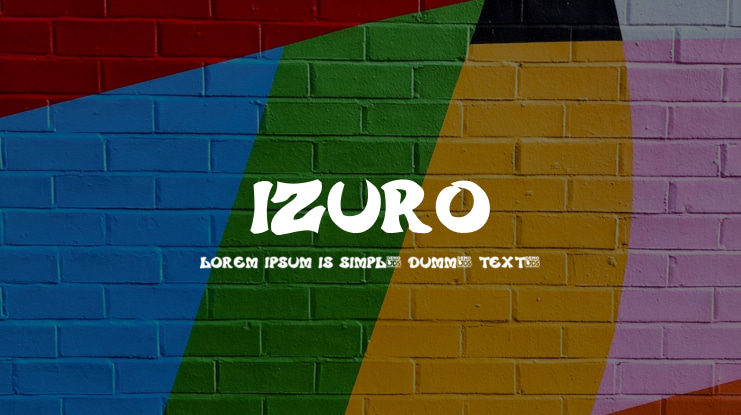Izuro Font