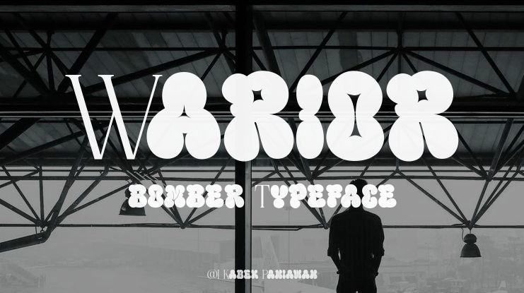 Warior bomber Font
