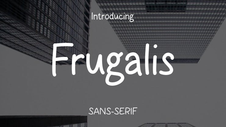 Frugalis Font