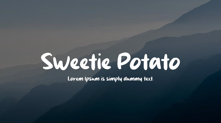 Sweetie Potato Font