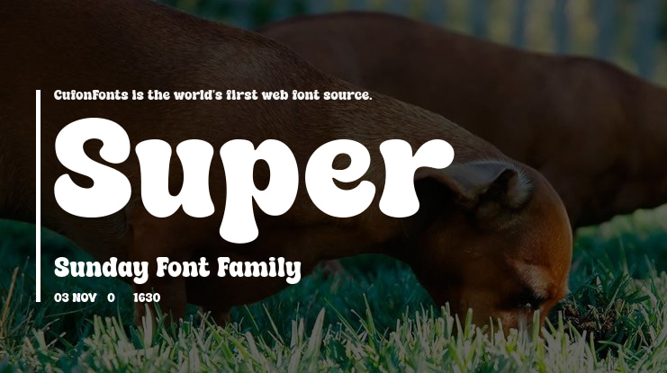 Super Sunday Font