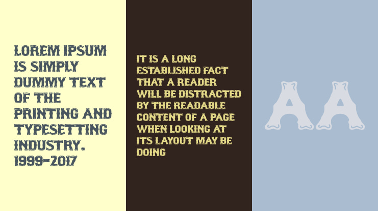 No Club Lone Wolf Font