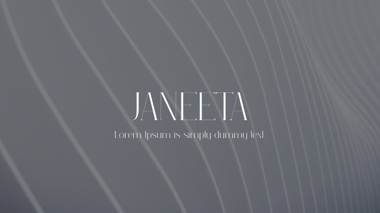 JANEETA Font