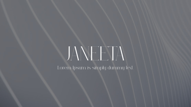 JANEETA Font