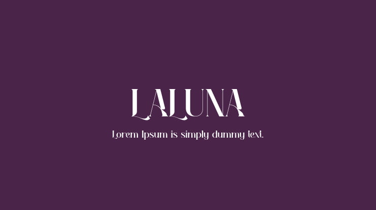 LALUNA Font